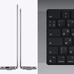 Ноутбук Apple MacBook Pro A2485 M1 Pro 10 core 16Gb SSD1Tb/16 core GPU 16.2" Liquid Retina XDR (3456x2234) macOS grey space WiFi BT Cam (MK193RU/A)