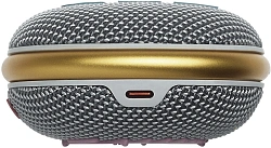 Колонка порт. JBL Clip 4 серый 5W 1.0 BT 15м 500mAh (JBLCLIP4GRY)