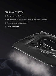 Утюг Polaris PIR 2478K 2400Вт черный