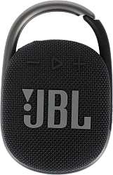 Колонка порт. JBL Clip 4 черный 5W 1.0 BT 15м 500mAh (JBLCLIP4BLK)