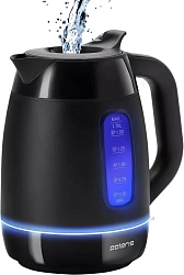 Чайник электрический Polaris PWK 0723DDW 1.8л. 2200Вт черный корпус: пластик (026600)