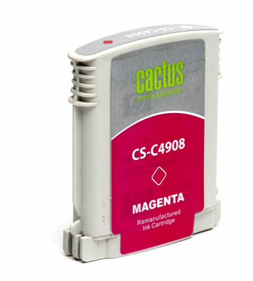 Картридж струйный Cactus CS-C4908 №940XL пурп.пигм. (30мл) для HP OfficeJet 8000 с чипом