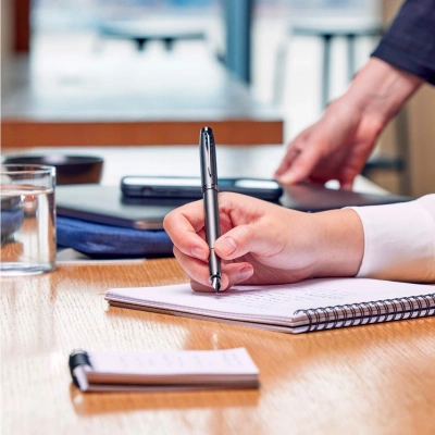 Ручка перьев. Parker IM Monochrome F328 (CW2172959) Gun Metal M сталь нержавеющая подар.кор.