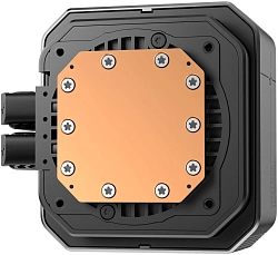 Система водяного охлаждения Deepcool Spartacus 420 ARGB Soc-AM5/AM4/1200/1700/1851 черный 4-pin 32.89dB Al LCD 2647gr Ret (R-SPT420-BKDSMP-G-1)