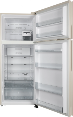 Холодильник Hitachi HRTN7489DF BEGCS 2-хкамерн. бежевый глянц. инвертер