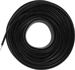 Кабель коаксиальный Hyperline COAX-RG6-100 RG-6 FTP PVC внутренний 100м черный