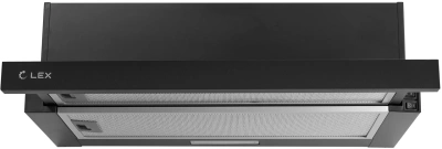 Вытяжка встраиваемая Lex HIDE 500 черный управление: кнопочное (1 мотор)