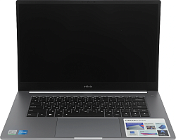 Ноутбук Infinix Inbook Y3 PLUS YL512 Core i3 1215U 8Gb SSD512Gb Intel UHD Graphics 15.6" IPS FHD (1920x1080) FreeDOS grey WiFi BT Cam (71008302599)