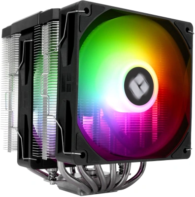 Устройство охлаждения(кулер) Thermalright Peerless Assassin 120 Digital ARGB Soc-AM5/AM4/1200/1700/1851 черный 4-pin 25.6dB Al+Cu LCD Ret (PA120-DIGITAL-BL-ARGB)