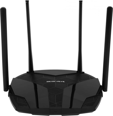 Роутер беспроводной Mercusys MR80X AX3000 10/100/1000BASE-TX черный