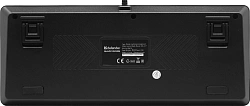 Клавиатура Defender GK-417 механическая черный USB for gamer LED (45414) кабель 1.5м