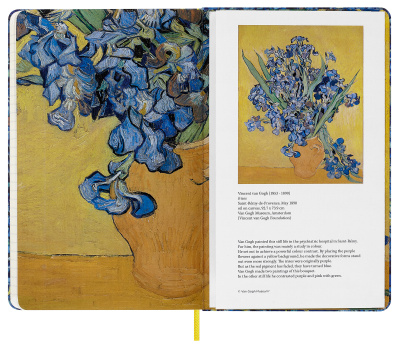 Блокнот Moleskine LIMITED EDITION VAN GOGH MUSEUM SKQP060VANGOGH Large 130х210мм 240стр. линейка твердая обложка синий