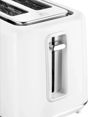 Тостер Kitfort КТ-6872 1080Вт белый/серебристый