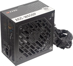 Блок питания Accord ATX 650W ACC-W650P 80+ white (20+4pin) 120mm fan 6xSATA RTL