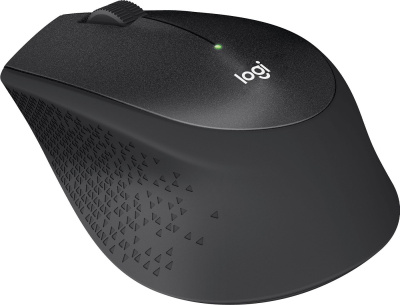 Мышь Logitech M330 Silent Plus черный оптическая 1000dpi silent беспров. USB 2but (910-004924)