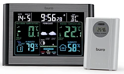 Погодная станция Buro BU-WSH114-COLOR черный