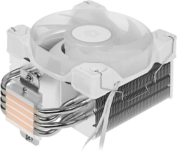 Устройство охлаждения(кулер) ID-Cooling SE-214-XT DF ARGB Soc-AM5/AM4/1200/1700/1851 белый 4-pin 31.5dB Al+Cu 180W 560gr Ret (SE-214-XT DF WHITE)