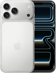 Смартфон Apple A3526 iPhone 17 Pro Max 512Gb 12Gb серебристый моноблок 3G 4G 1Sim 6.9" 1320x2868 iOS 26 48Mpix 802.11 a/b/g/n/ac/ax/be NFC GPS Protect