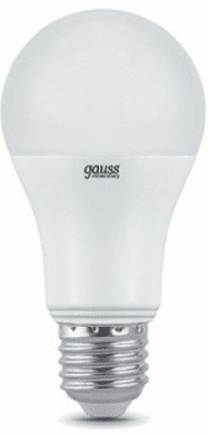 Лампа светодиодная Gauss Elementary A60 20Вт цок.:E27 груша 220B 4100K св.свеч.бел.нейт. A60 (упак.:1шт) (23229)
