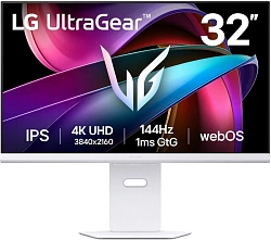 Монитор LG 31.5" UltraGear 32G810SA-W черный IPS LED 1ms 16:9 HDMI M/M матовая HAS Piv 400cd 178гр/178гр 3840x2160 144Hz DP UHD USB 10.5кг