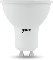 Лампа светодиодная Gauss MR16 5Вт цок.:GU10 спот 220B св.свеч.бел.теп. MR16 (упак.:1шт) (101506105)