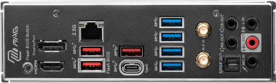 Материнская плата MSI MAG B650M MORTAR WIFI SocketAM5 AMD B650 4xDDR5 mATX AC`97 8ch(7.1) 2.5Gg RAID+VGA+HDMI+DP
