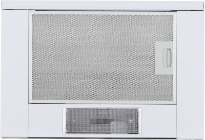 Вытяжка встраиваемая Krona Kamilla 450 белый управление: кулисные переключатели (1 мотор)