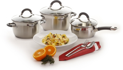 Ковш Rondell Flamme RDS-026 1.3л. d=16см (с крышкой) стальной