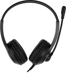 Наушники с микрофоном A4Tech Fstyler FH100 черный 2м накладные оголовье (FH100 (STONE BLACK))
