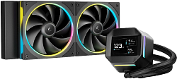 Система водяного охлаждения Deepcool LM240 ARGB Soc-AM5/AM4/1200/1700/1851 черный 4-pin 19-36dB Al LCD 220W 1404gr Ret (R-LM240-BKDMMC-1)