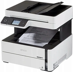 МФУ струйный Epson M3170 (C11CG92501/508/C11CG92404) A4 Duplex WiFi белый