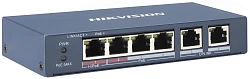 Коммутатор Hikvision DS-3E0106P-E/M 6x100Мбит/с 4PoE+ 35W неуправляемый