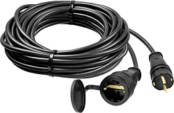Удлинитель силовой Stayer 55026-10 3x1.5кв.мм 1розет. 10м КГ без катушки черный