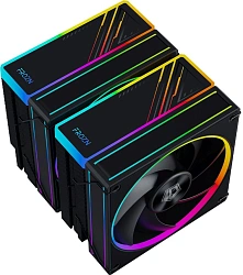 Устройство охлаждения(кулер) ID-Cooling Frozn A620 ARGB Soc-AM5/AM4/1200/1700/1851 черный 4-pin 29.9dB Al+Cu 270W 1200gr Ret (FROZN A620 ARGB)