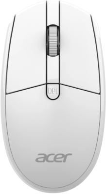 Мышь Acer OMR408 белый оптическая 1600dpi беспров. USB для ноутбука 2but (ZL.MCEEE.02Y)