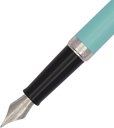 Ручка перьев. Waterman Hemisphere Colour Blocking (2190122) Green CT сталь нержавеющая F подар.кор.