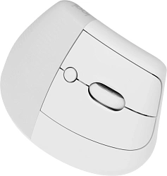 Мышь Logitech Lift белый оптическая 4000dpi silent беспров. BT/Radio USB для ноутбука 5but (910-006486)