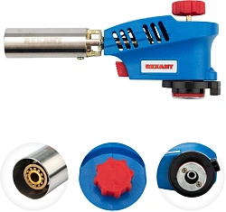 Паяльная горелка Rexant GT-20 газов. 1650Вт макс.t=1400 (12-0020)