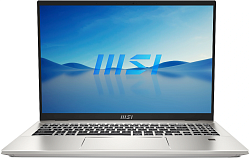Ноутбук MSI Prestige 16Evo A13M-413XRU Core i7 13700H 16Gb SSD1Tb Intel Iris Xe graphics 16" IPS QHD+ (2560x1600) FreeDOS silver WiFi BT Cam (9S7-159222-413)