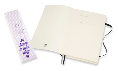 Блокнот Moleskine CLASSIC SOFT EXPENDED QP617EXP Large 130х210мм 400стр. клетка мягкая обложка черный