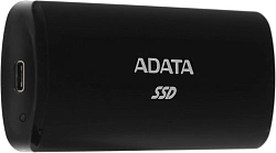 Накопитель SSD A-Data USB-C 256GB ASE760-256GU32G2-CBK SE760 черный