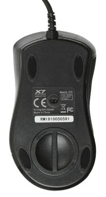 Мышь A4Tech Oscar Editor XL-747H рисунок/голубой лазерная 3600dpi USB 6but (XL-747H (BLUE SPIDER))
