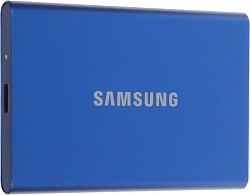 Накопитель SSD Samsung USB-C 2Tb MU-PC2T0H/WW T7 1.8" синий