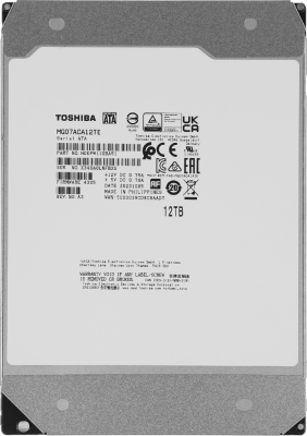 Жесткий диск Toshiba SATA-III 12TB MG07ACA12TE Server Enterprise Capacity 512E (7200rpm) 256Mb 3.5"