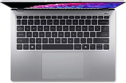 Ноутбук Acer Swift Go 14 SFG14-73-77U8 Core Ultra 7 155H 16Gb SSD1Tb Intel Arc 14" IPS 2.8K (2880x1800) Windows 11 Home silver WiFi BT Cam (NX.KV4CD.001)