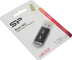 Флеш Диск Silicon Power 128Gb Blaze B02 SP128GBUF3B02V1K USB3.1 черный
