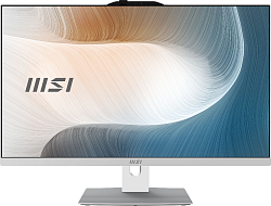 Моноблок MSI Modern AM272P 1MA-1469XRU 27" Full HD Core 5 120U 16Gb SSD500Gb Graphics без ОС GbitEth WiFi BT клавиатура мышь Cam белый 1920x1080