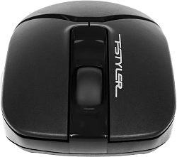 Клавиатура + мышь A4Tech Fstyler FG1012 клав:черный/серый мышь:черный USB беспроводная Multimedia (FG1012 BLACK)