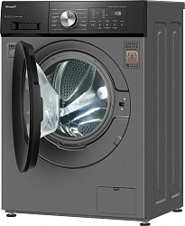 Стиральная машина Weissgauff WM 45127 Direct Drive Inverter Steam Deep класс: A+++ загр.фронтальная макс.:7кг темно-серый инвертор