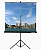 Экран на треноге Lumien 180x180см Eco View LEV-100102 1:1 напольный рулонный черный